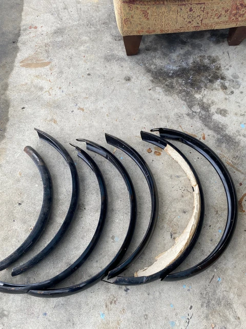 Vintage Lot Of Black Cruiser Fenders Schwinn Monark Higgins Vintage Lot Of Black Cruiser Fenders Schwinn Monark Higgins