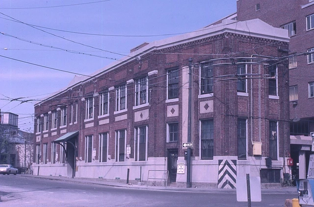 Trolley Slide - Boston T Subway Transit Operators Building Harvard Square 1981