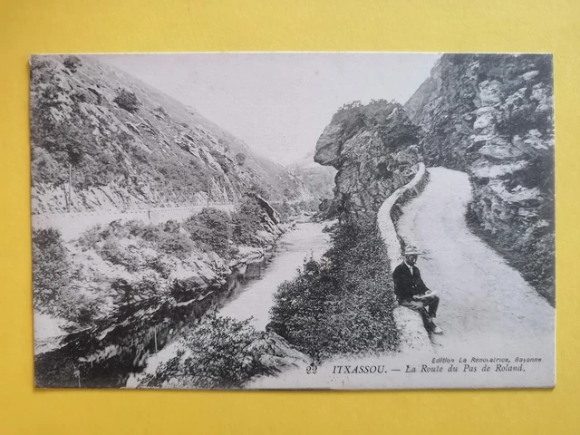 CPA FRANCE Basque Country 64 - ITXASSOU La ROUTE du PAS by ROLAND La NIVE Animated
