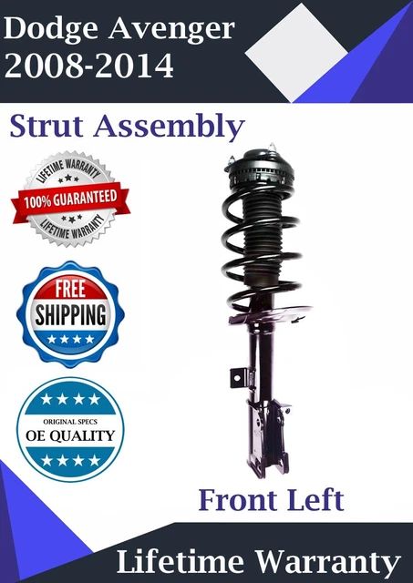 OE Front Left Struts For 2008-2014 Dodge Avenger 3.5L  3.6L Lifetime Warranty
