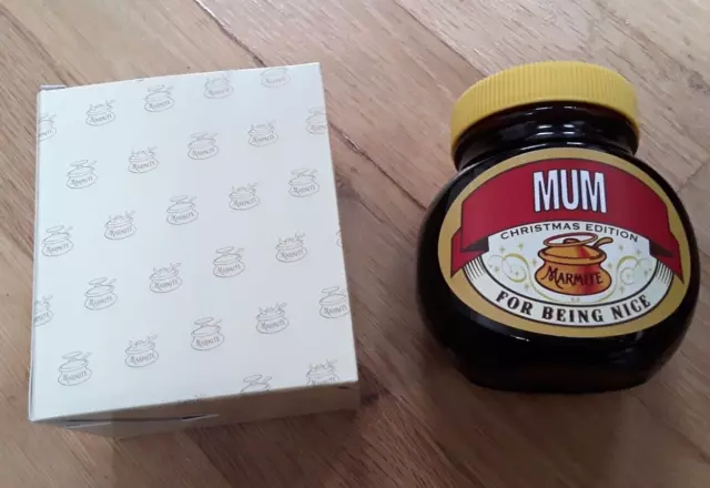 MARMITE Christmas Jar - 'MUM' For Being Nice - 250gms - BBE May 2017