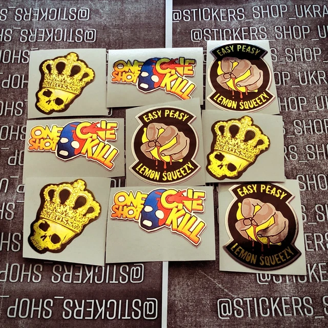 X9 STICKERS FROM CSGO in real life Crown MLG Counter Strike CS ESL CS ...