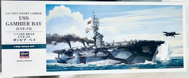GAMBIER BAY ESCORT Carrier Al Ross Hardback US Navy WWII Model