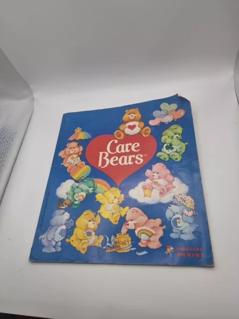 Care Bears Panini Sticker Book 1985 Incomplete