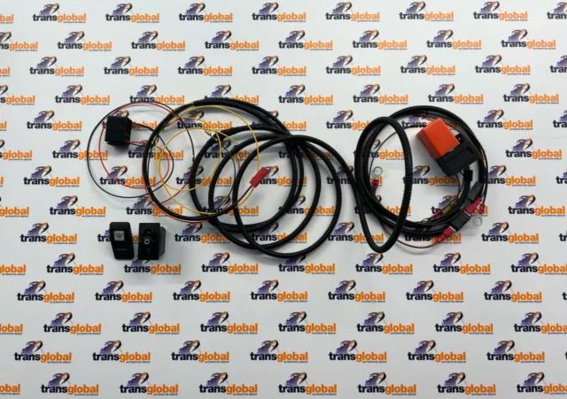 Front Heated Windscreen Wiring Loom & Switch Kit for Land Rover Defender 02 on