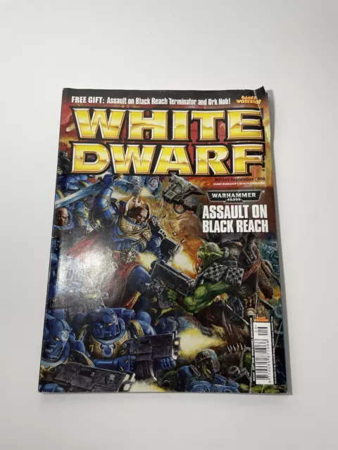 Games Workshop Warhammer 40k White Dwarf Sept 2008 WD345 Assault On Black Reach