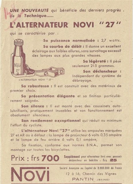 LOT 13 ANCIENNES publicités Vélosolex Solex Solexine années 50/60 EUR