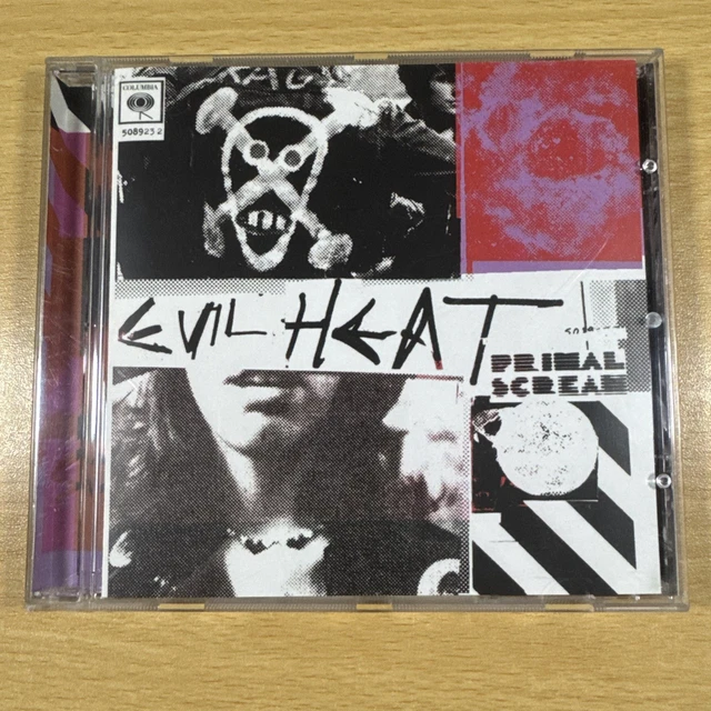 PRIMAL SCREAM - Evil Heat - CD 2002 Columbia Sony Entertainment