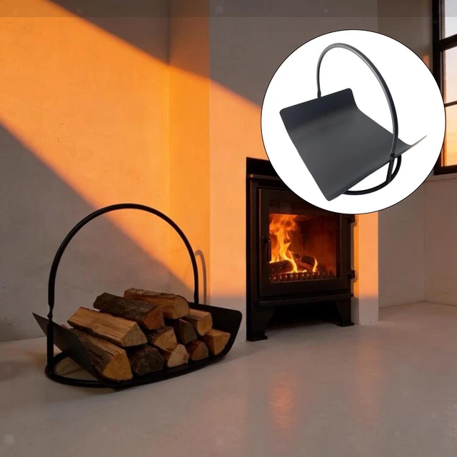 Porte-bûches Relaxdays 10022303 - Étager De Cheminée En Acier - Neuf