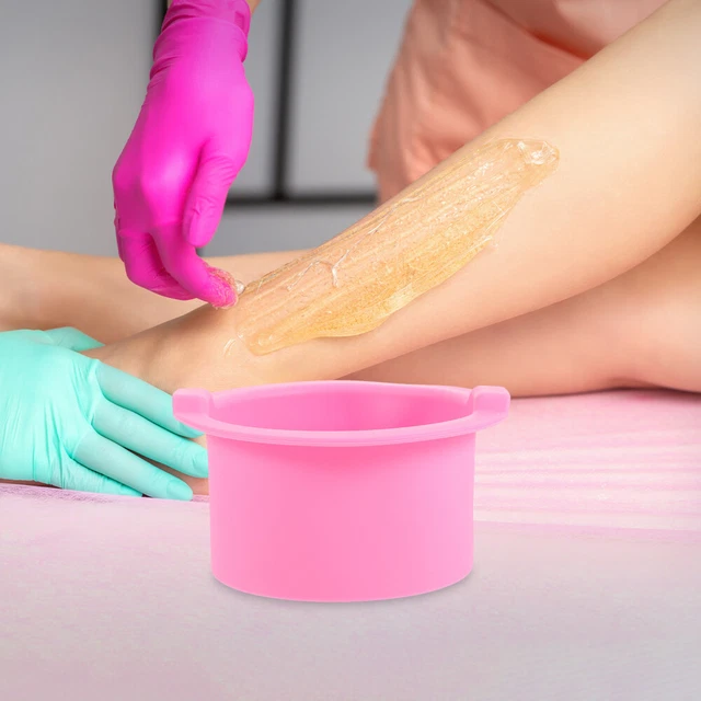 2 pz scaldacera fusione ciotole rimozione capelli scaldacera fodera cera cera cera silicone