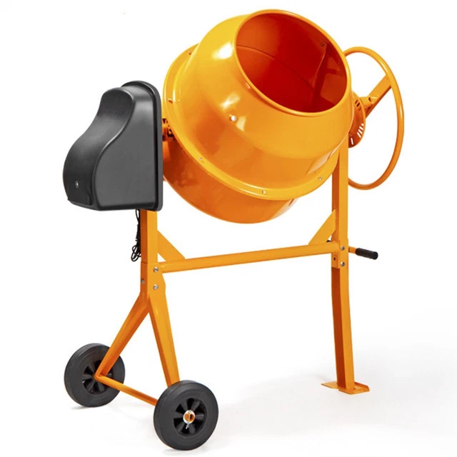 Cement Mixer Electric Portable Concrete Tool 120L 4.2 Cu. Ft. 110-120V/60Hz