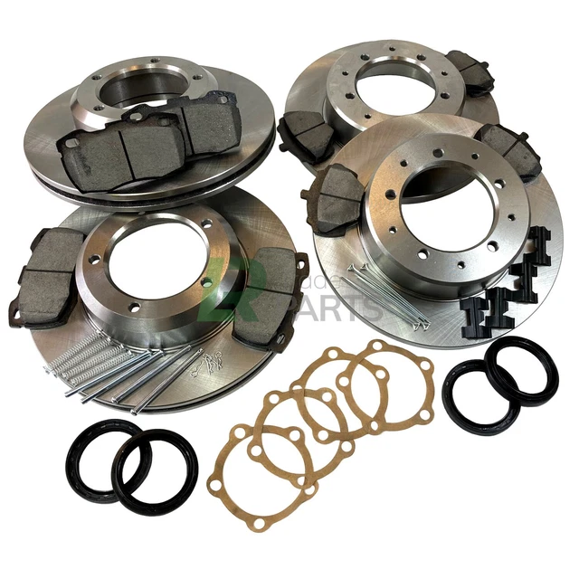 LAND ROVER DEFENDER 90 Td5 Puma Full Front & Rear Brake Kit Discs Pads