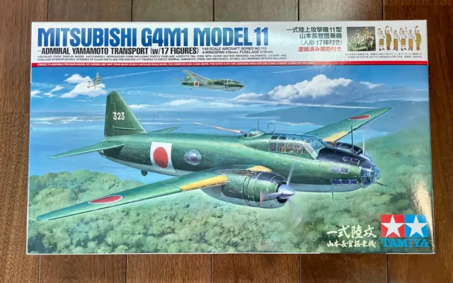 TAMIYA 61110 1/48 Scale MITSUBISHI G4M1 MODEL 11 - Admiral Yamamoto Transport