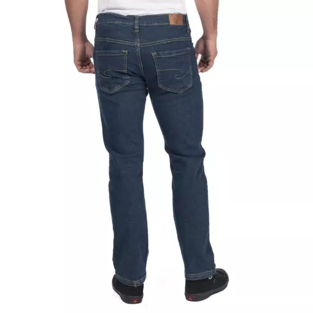 Pantaloni da lavoro Lee Cooper uomo elasticizzati gamba dritta jeans da lavoro denim 2