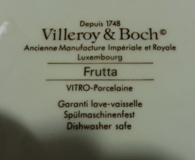 Frutta v. Villeroy & Boch , Speiseteller Ø 26,5 cm 2