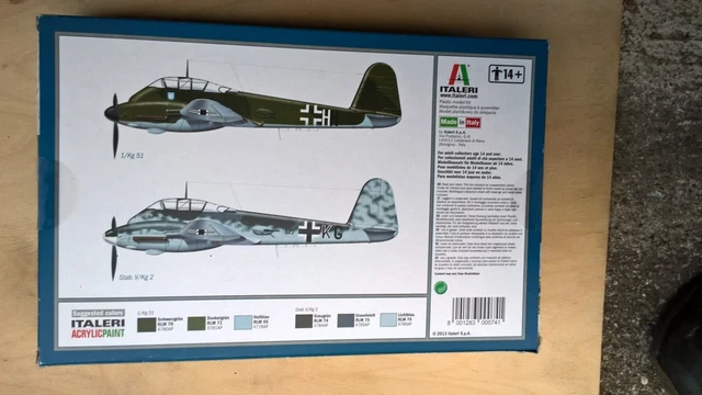 maquette d'avion 1/72è Messerschmitt Me 410 de Italeri n° 0074