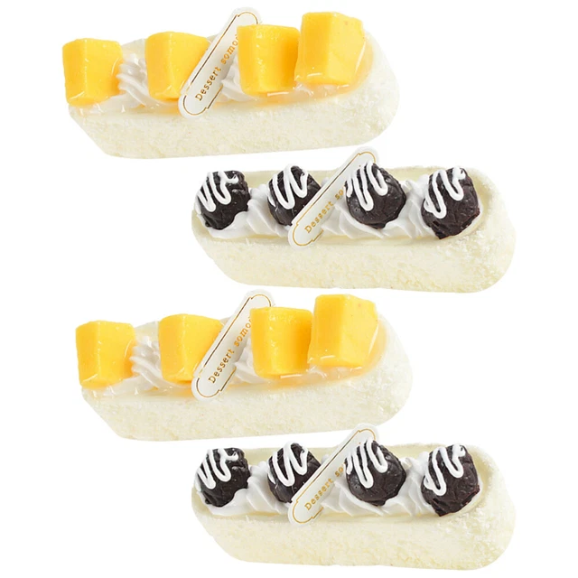 6 Cupcake Finti Iperrealistici In PU | Decorazione Per Torte, Dessert E Allestimenti Feste, Dimensioni 6.3x6.9 Cm - Foto 3