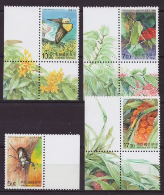TAIWAN 1998 Insektenschutz Mi. 2373-76  **/MNH
