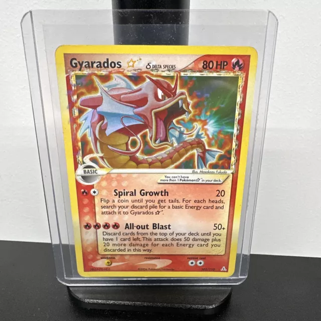 Gold Star Gyarados 2006 Holon Phantoms 102/110 - Raw - MP