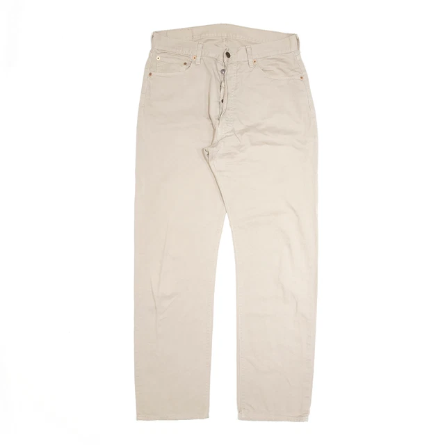 LEVI'S 551 pantaloni dritti regolari beige W34 L32