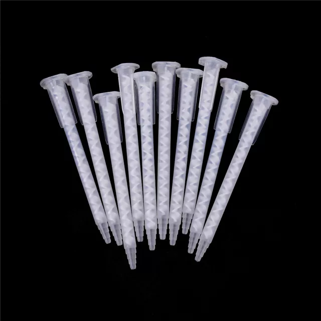 10x 50ML Dual Cartridge Epoxy Adhesive Applicator Static Mixer Mixing N_tu