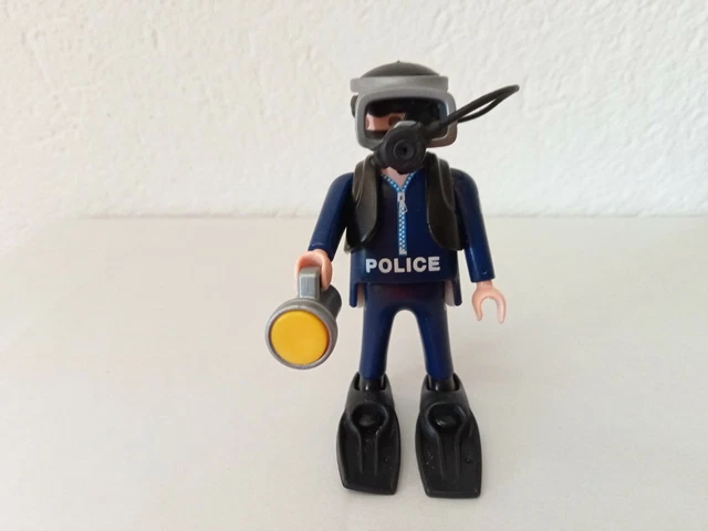 Set Playmobil Vintage Police City Life 4507 De 1994 - Complet Avec Personnages, Véhicule Et Bâtiment
