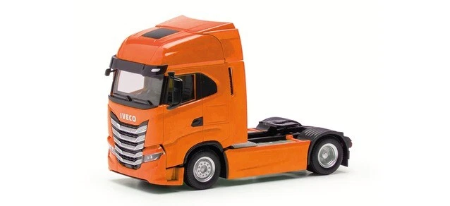 Camion Miniature Iveco S-Way 1:87 Herpa - Semi-remorque Porte-conteneurs