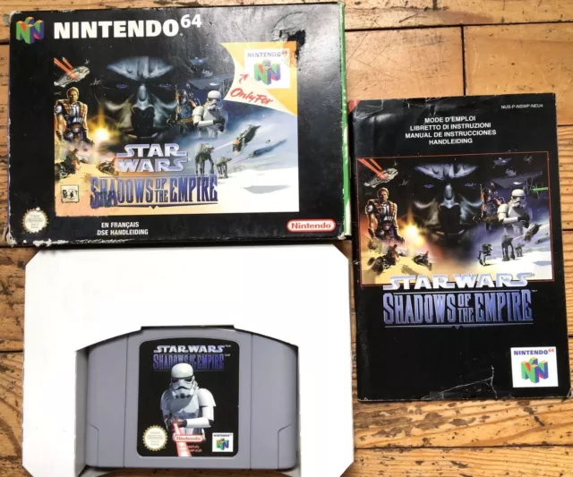 Star Wars Shadows Of The Empire Complet Nintendo 64 N64 Pal Fah (Fr) Cib Ovp Jeu