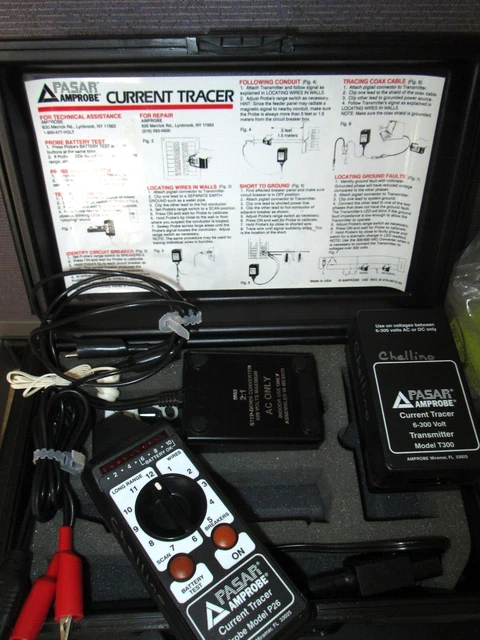 CURRENT TRACER PROBE Amprobe P26 COMPLETE WORKING! CB, AC wiring trouble finder