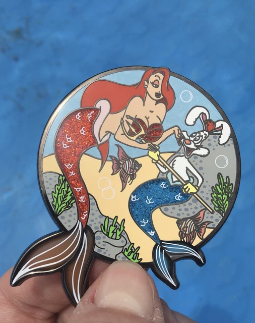 Roger Rabbit Fantasy D Pin DISNEY FANTASY MASHUP Pin Rabbit Mermaids LE40 Jessica & Roger Rabbit £ ...
