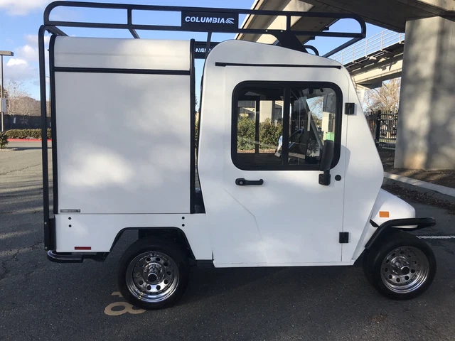 2011 Columbia Summit Street Legal Electric Utility Truck With Box Low Miles