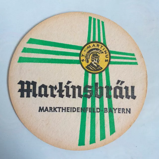 Bierdeckel Bierfilz Martinsbräu Marktheidenfeld
