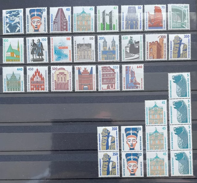 Lot 121: Briefmarken, Bund, **, Sehenswürdigkeiten (SWK), auch hohe Werte