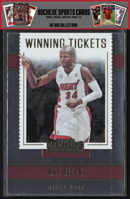 2017Panini Contenders Winning Tickets Ray Allen #10