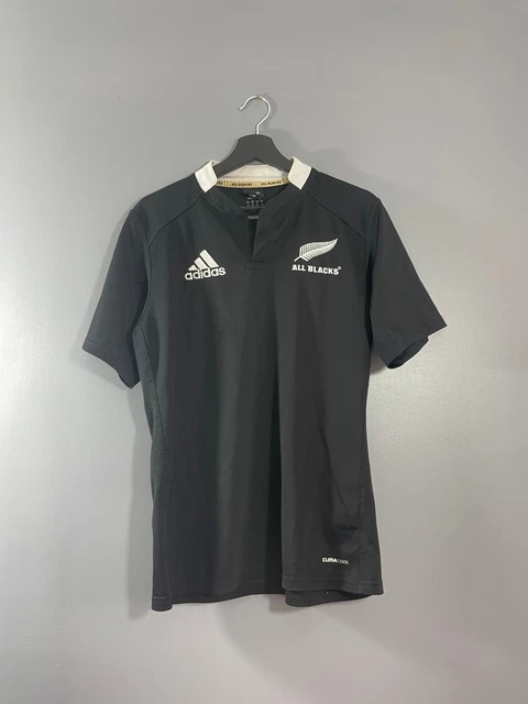 Maillot All Blacks Nouvelle-Zélande Coupe Du Monde Rugby 2007 - Taille L, Occasion, Marque Adidas
