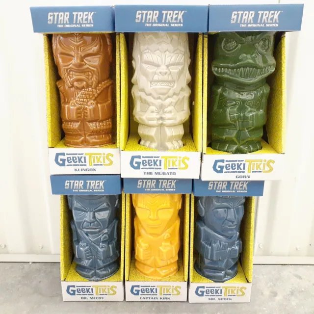 STAR TREK Original Series Geeki Tikis Series One COMPLETE SET Of 6