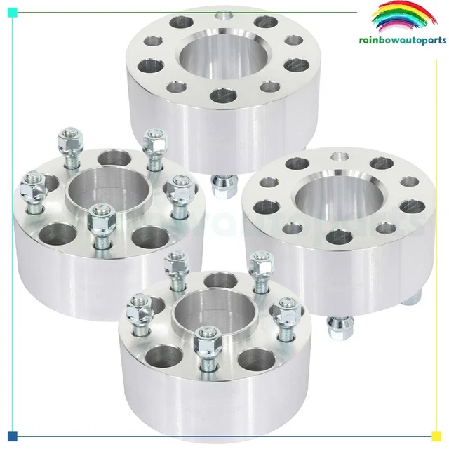 4PC 2.5" Hubcentric 5x4.75 Wheel Spacers for Chevy S10 Camaro Corvette Cadillac