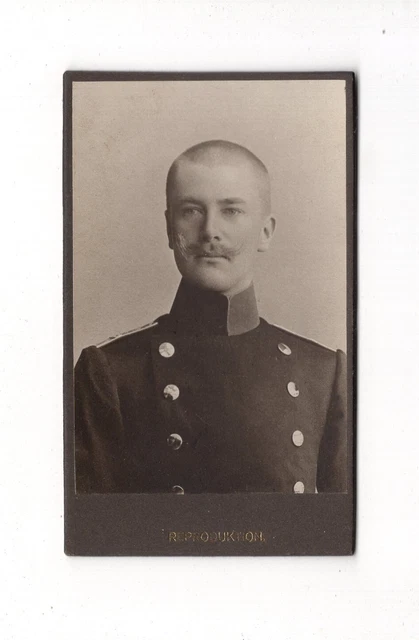 CDV Foto Soldat - Dresden um 1910