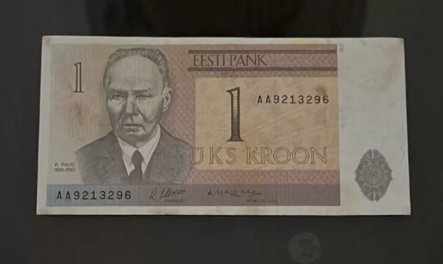 Estland - Eesti - Estonia 1 Kroon Banknoten Bankfrisch