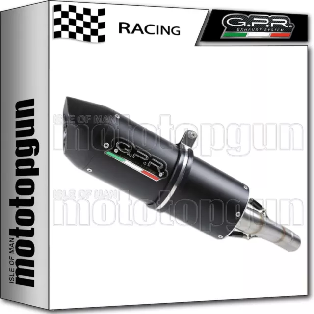 Gpr Full System Exhaust Race Furore Black Yamaha Tricity 125 2014 14 2015 15