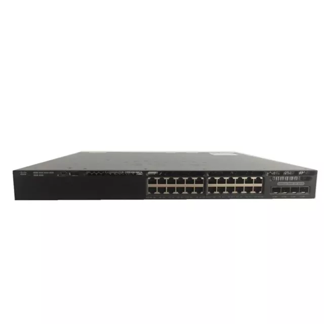 CISCO WS-C3650-24PS-S 24 Port 1GbE POE+ IP Base L3 Managed Ethernet Switch