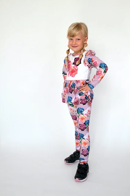 Tunica floreale Happy Calegi Yoshie &/o leggings mix & match nuovi con etichette fino al 43% di sconto 6