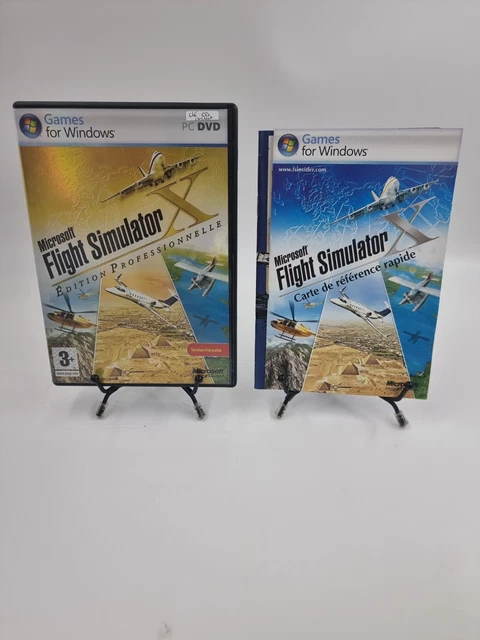 Microsoft Flight Simulator X – Jeu PC – Boîte – Occasion Bon état