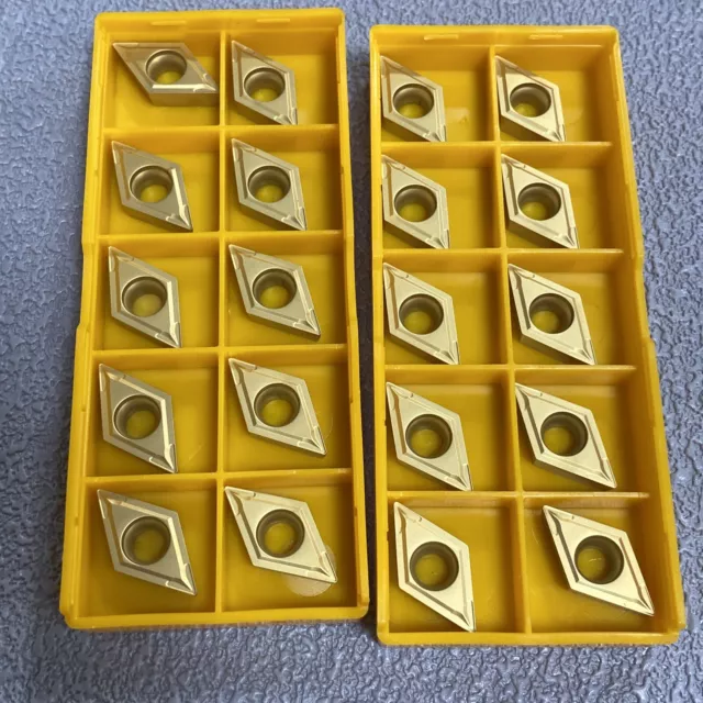 20pc DCMT11T304 DCMT32.51 Lathe Turn index milling tool Carbide Insert for SDUCR