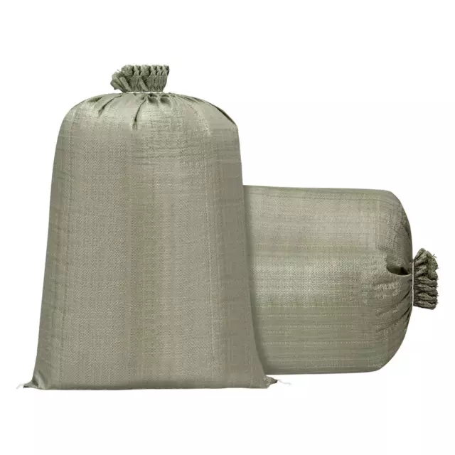 Sand Bags Empty Grey Woven Polypropylene 78.7 Inch x 59.1 Inch Pack of 5