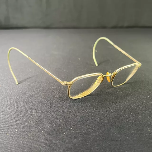 American Optical AO 1-10 12K GF Gold Filled 6 1/2 Vtg Eyeglass Frames