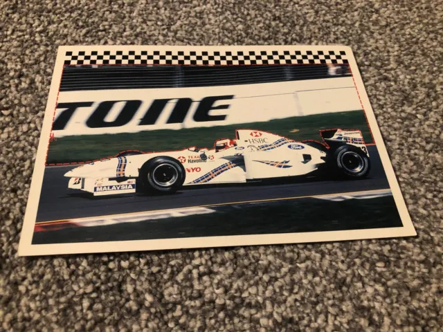 F1 Race Car - post card from 1990s - Texaco advert - Formula One