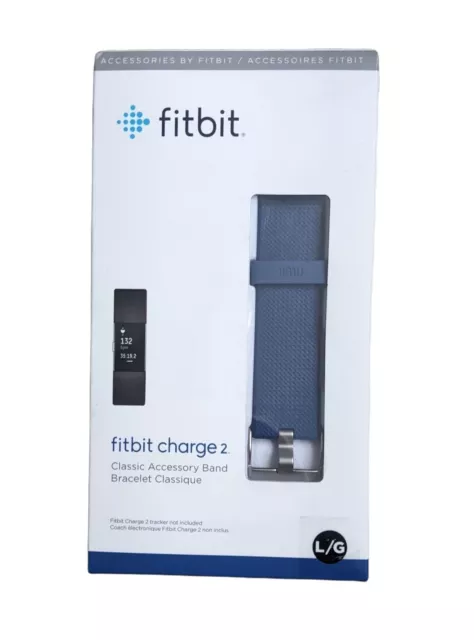 Fit Bit Charge 2 Classic Accessory Band Size Large - New