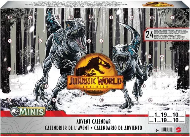 Jurassic World Dominion Advent Calender 2022 - HHW24