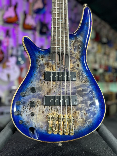 Ibanez Premium SR2605L Bass Guitar - Cerulean Blue Burst Auth Dlr Free Ship 675